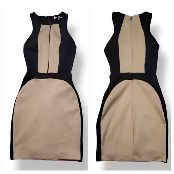 NEW Robert Rodriguez Pre-Fall 2013 Collection Intermix Colorblock Neutral Dress - Picture 2 of 15